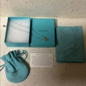 Tiffany & co. Loving heart pendant necklace w/ box